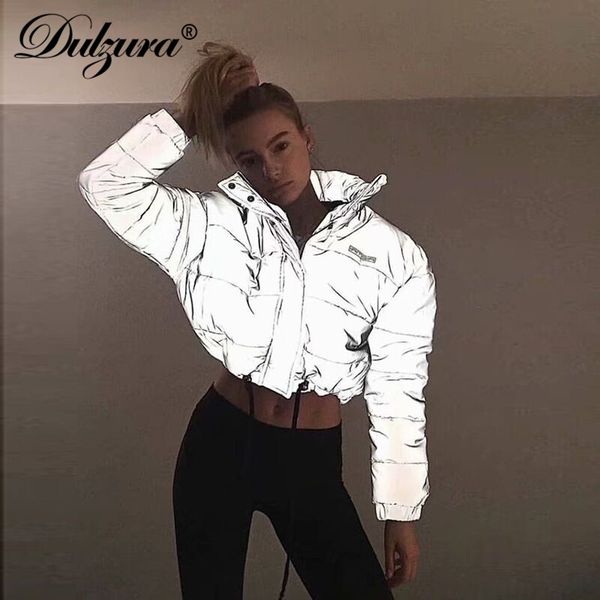 flash reflective women padded jacket short warm 2021 autumn winter solid zipper oversize loose outwear coats casual, Black;gray
flash reflective women padded jacket short warm 2021 autumn winter solid zipper oversize loose outwear coats casual, Black;gray