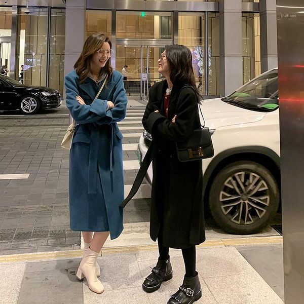 women's wool & blends woolen coat womens clothing 2021 autumn winter korean fashion mid-length loose all-match retro elegant woman wool, Black
women's wool & blends woolen coat womens clothing 2021 autumn winter korean fashion mid-length loose all-match retro elegant woman wool, Black