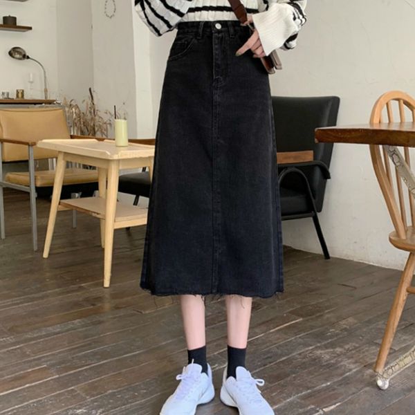 2021 new style for autumn and winter temperament black denim female long high-waisted a line thin package hip skirt wnjs
2021 new style for autumn and winter temperament black denim female long high-waisted a line thin package hip skirt wnjs
