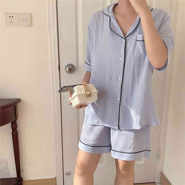 100% cotton soft couple pajamas women sleepwear suit summer short sleeve shorts home loose homewear crep pejama y017, Black;red
100% cotton soft couple pajamas women sleepwear suit summer short sleeve shorts home loose homewear crep pejama y017, Black;red