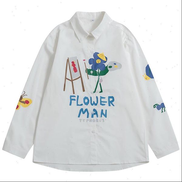 2021 spring new beautiful womens loose long sleeved white shirt cotton shirt under the collar cartoon print chic
2021 spring new beautiful womens loose long sleeved white shirt cotton shirt under the collar cartoon print chic