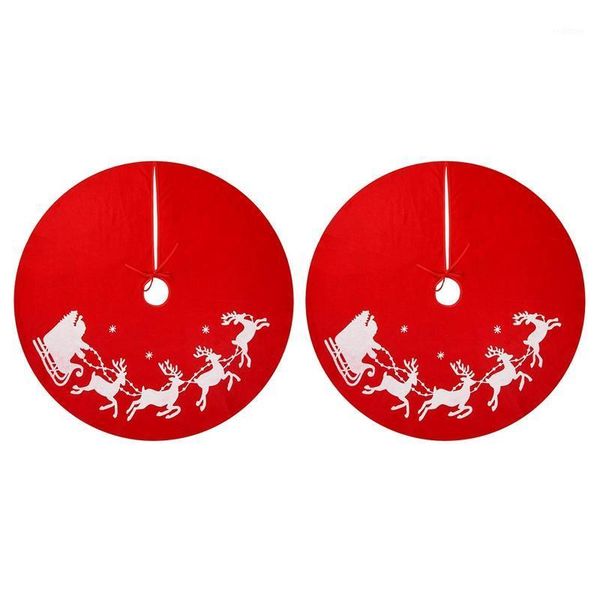 christmas decorations 2 pcs tree skirt - 39.4 inches large with santa and reindeers pattern for xmas holiday decoration
christmas decorations 2 pcs tree skirt - 39.4 inches large with santa and reindeers pattern for xmas holiday decoration