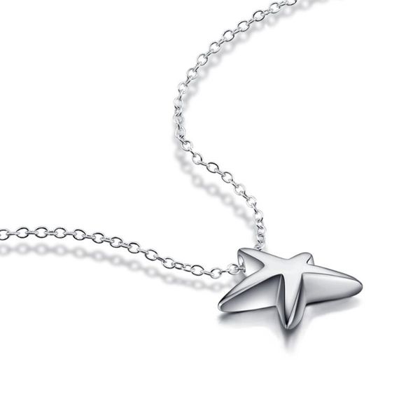 chains simple 925 silver star pendant chain necklace couples metal hip hop starfish jewelry
chains simple 925 silver star pendant chain necklace couples metal hip hop starfish jewelry