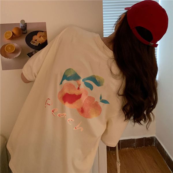 new harajuku 2021 kawaii manga short women's summer beautiful peach graphic tees young school basic style t-shirt clothes o32x, White
new harajuku 2021 kawaii manga short women's summer beautiful peach graphic tees young school basic style t-shirt clothes o32x, White