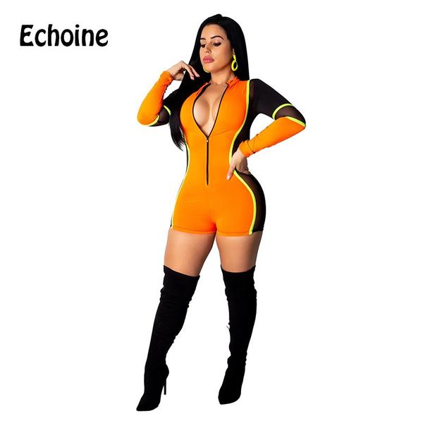 women's jumpsuits & rompers echoine 2021 women bodysuit patchwork colorful mesh see though bodycon biker jumpsuit zipper up bodysuits f, Black;white
women's jumpsuits & rompers echoine 2021 women bodysuit patchwork colorful mesh see though bodycon biker jumpsuit zipper up bodysuits f, Black;white