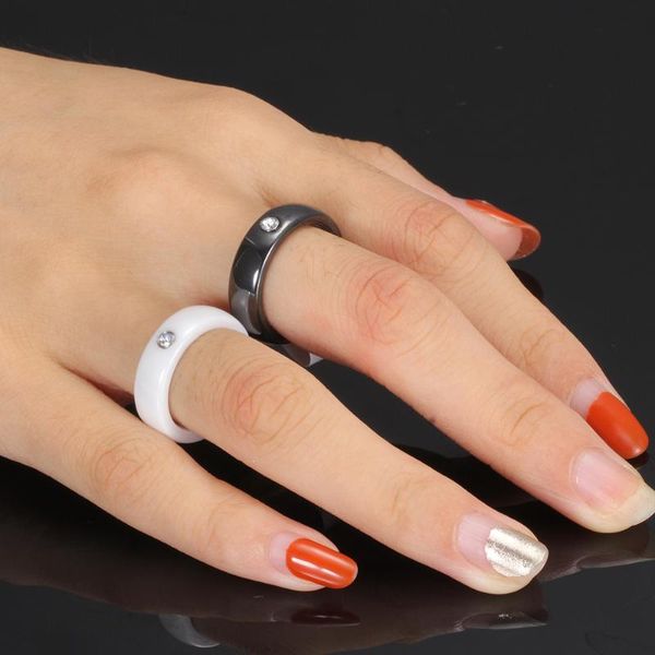 wedding rings arrival black white colorful ring ceramic for women with big crystal band width 6mm size 6-10 gift men, Slivery;golden
wedding rings arrival black white colorful ring ceramic for women with big crystal band width 6mm size 6-10 gift men, Slivery;golden