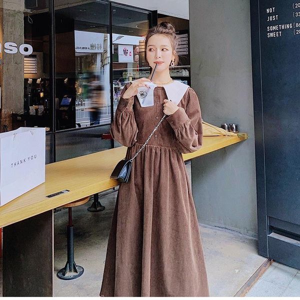 maternity dresses postpartum woman corduroy nursing dress lace-up belt lactation slim waist winter breastfeeding clothes formal, White
maternity dresses postpartum woman corduroy nursing dress lace-up belt lactation slim waist winter breastfeeding clothes formal, White
