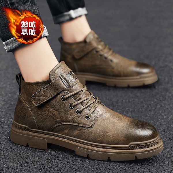 martin autumn and winter 2021 british fashion plush short casual boots men's shoes, Black
martin autumn and winter 2021 british fashion plush short casual boots men's shoes, Black