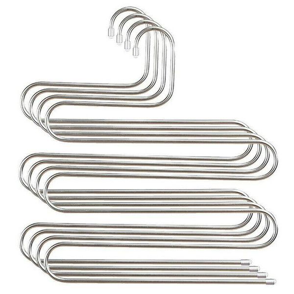 hangers & racks five s-type layers trouser hanger space-saving clothes pants non-slip closet organizer for scarf jeans towels
hangers & racks five s-type layers trouser hanger space-saving clothes pants non-slip closet organizer for scarf jeans towels