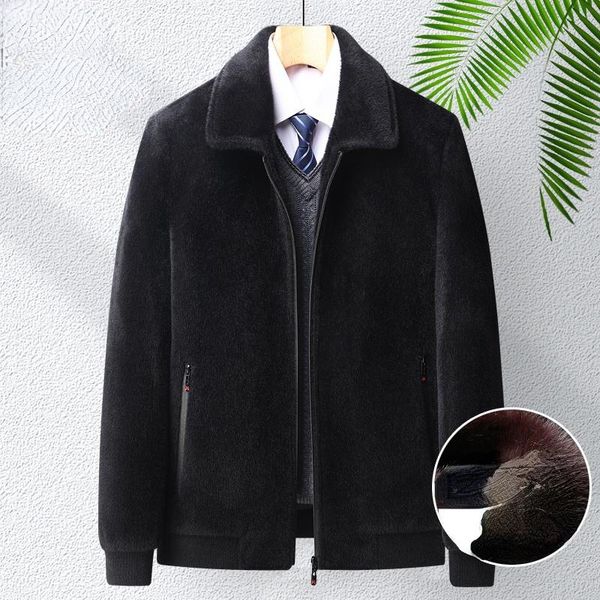 men's wool & blends spring 2022 autumn men jacket faux mink velvet thick warm coat fashion casual slim fit jackets outerwear b484, Black
men's wool & blends spring 2022 autumn men jacket faux mink velvet thick warm coat fashion casual slim fit jackets outerwear b484, Black