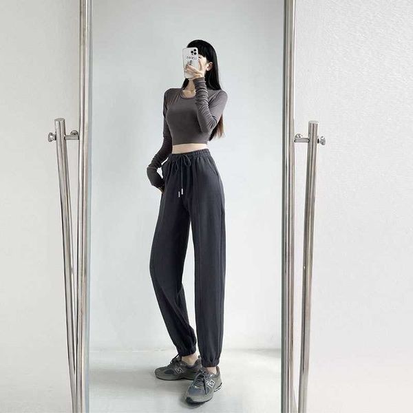 grey sports women's loose thin in spring and autumn, versatile leggings, fashionable ins casual radish pants, Black
grey sports women's loose thin in spring and autumn, versatile leggings, fashionable ins casual radish pants, Black