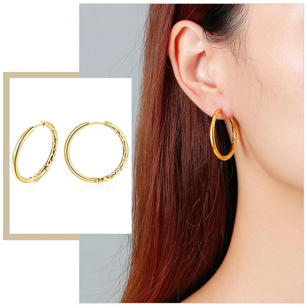 hoop & huggie chic gold tone earrings for women lady party gifts jewelry, anti allergy stainless steel ear clip accessory, Golden;silver
hoop & huggie chic gold tone earrings for women lady party gifts jewelry, anti allergy stainless steel ear clip accessory, Golden;silver