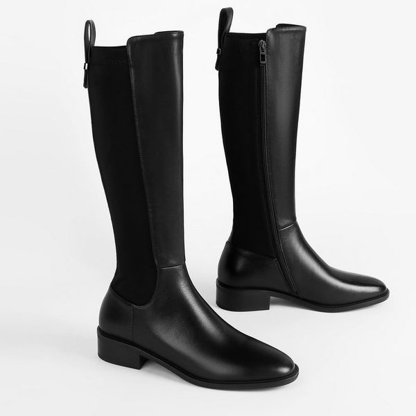boots genuine leather low heels women knee-high autumn winter square toe casual fashion concise shoes woman na9y, Black
boots genuine leather low heels women knee-high autumn winter square toe casual fashion concise shoes woman na9y, Black
