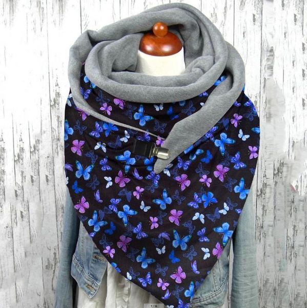 scarves women's scarf winter fashion women butterfly multicolor printing button soft wrap casual warm shawls face, Blue;gray
scarves women's scarf winter fashion women butterfly multicolor printing button soft wrap casual warm shawls face, Blue;gray