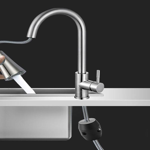 kitchen faucets 1pcs brass stainless steel faucet and cold mixed sink draw tap water 360 rotation accessories
kitchen faucets 1pcs brass stainless steel faucet and cold mixed sink draw tap water 360 rotation accessories