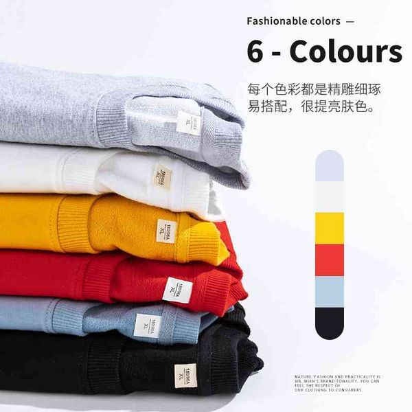 2020 spring and autumn new style for young trend men's student round neck solid color sweater, Black
2020 spring and autumn new style for young trend men's student round neck solid color sweater, Black