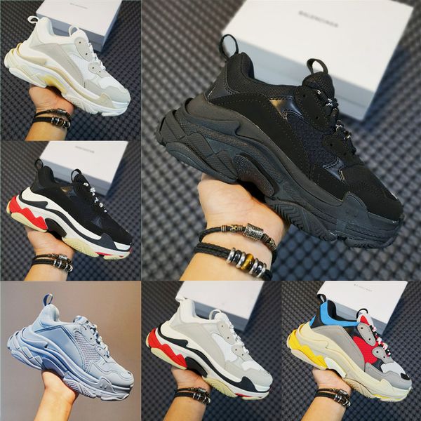 triple s 2021 paris fashion casual shoes transparent sole sneakers men and women 17fw retro three-layer thickl bottom triple-s designer spor, Black
triple s 2021 paris fashion casual shoes transparent sole sneakers men and women 17fw retro three-layer thickl bottom triple-s designer spor, Black