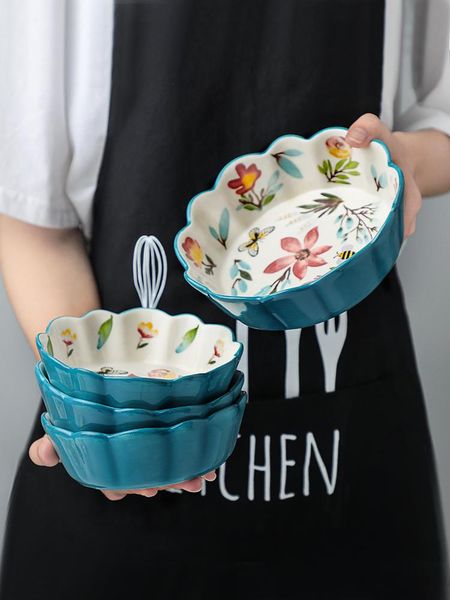 bowls japanese tableware high-value girl's bowl and plate cute home creative ceramic fruit salad exquisite lace personality
bowls japanese tableware high-value girl's bowl and plate cute home creative ceramic fruit salad exquisite lace personality