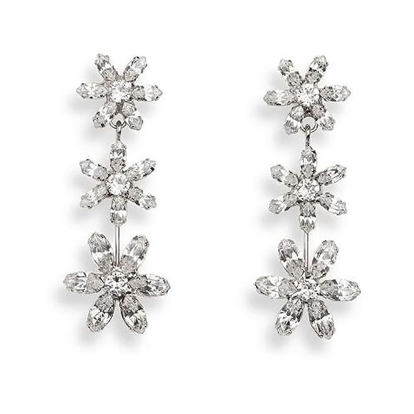 stonefans elegant flowers crystal cz long earrings women zirconia wedding earrings for brides jewelry party accessories, Red;blue
stonefans elegant flowers crystal cz long earrings women zirconia wedding earrings for brides jewelry party accessories, Red;blue