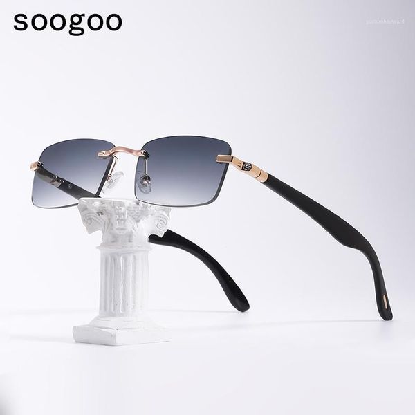sunglasses set diamond frameless rectangle classic retro sun glasses designer eyewear brillen, White;black
sunglasses set diamond frameless rectangle classic retro sun glasses designer eyewear brillen, White;black