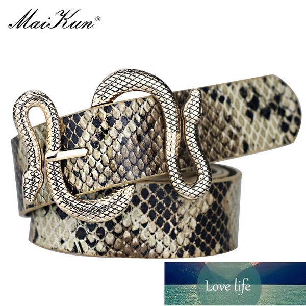 maikun belts for women snake shape pin buckle belt leather women belt pu waistband factory price expert design quality latest style original, Black;brown
maikun belts for women snake shape pin buckle belt leather women belt pu waistband factory price expert design quality latest style original, Black;brown