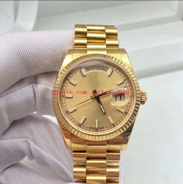 men's watches 36mm 118239 boxes calendar magnifier sapphire mechanical automatic gold dial stainless steel bracelet luxury wristwatches, Slivery;brown
men's watches 36mm 118239 boxes calendar magnifier sapphire mechanical automatic gold dial stainless steel bracelet luxury wristwatches, Slivery;brown