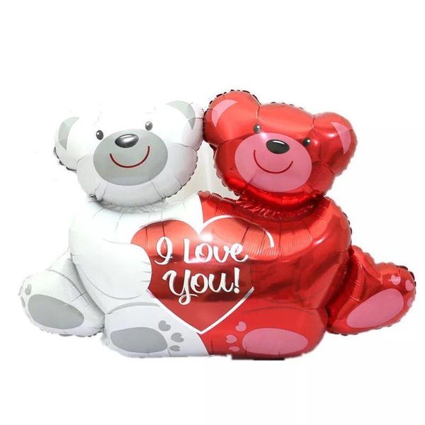 large 100*70cm or mini double bears hug heart " i love you" balloons pink rose flower foil balloons wedding valentine's day g
large 100*70cm or mini double bears hug heart " i love you" balloons pink rose flower foil balloons wedding valentine's day g