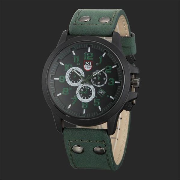 wristwatches reloj 2021 fashion large dial military quartz men watch leather sport watches clock wristwatch relogio masculino, Slivery;brown
wristwatches reloj 2021 fashion large dial military quartz men watch leather sport watches clock wristwatch relogio masculino, Slivery;brown