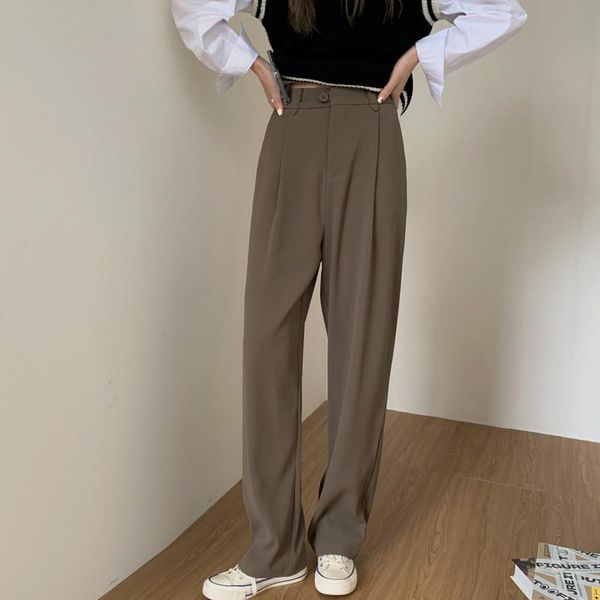 women's pants & capris straight pants, vertical feeling suit loose casual spring and autumn 2021 korean high waist versatile rac, Black;white
women's pants & capris straight pants, vertical feeling suit loose casual spring and autumn 2021 korean high waist versatile rac, Black;white