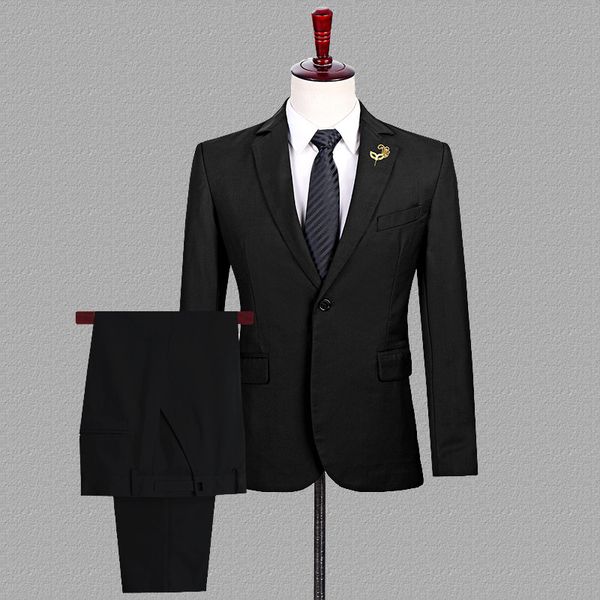 mens 2 piece suits formal dress wedding suit fashion business solid one button tuxedo set male singer evening host slim suits, Black;red
mens 2 piece suits formal dress wedding suit fashion business solid one button tuxedo set male singer evening host slim suits, Black;red