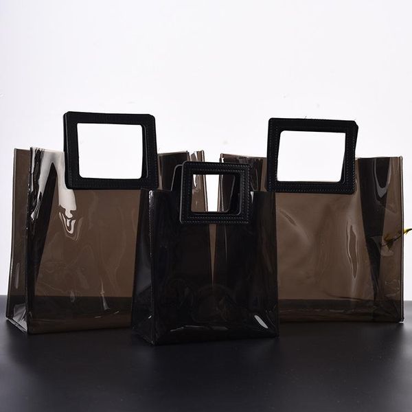 net red same transparent handbag spot pvc cosmetic portable packing bag ins wind gift bag jelly
net red same transparent handbag spot pvc cosmetic portable packing bag ins wind gift bag jelly