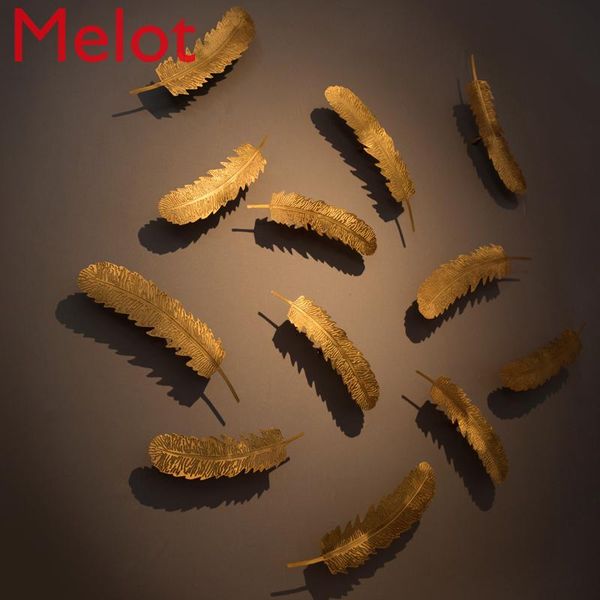 decorative objects & figurines creative wall decoration luxury living room background handmade copper golden feather pendant hanging
decorative objects & figurines creative wall decoration luxury living room background handmade copper golden feather pendant hanging