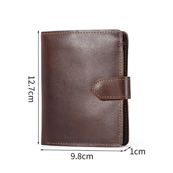 male vintage cowhide genuine leather wallets men wallet credit card holders fold brown leather wallet purses man, Red;black
male vintage cowhide genuine leather wallets men wallet credit card holders fold brown leather wallet purses man, Red;black