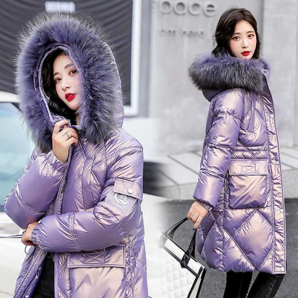 women's down & parkas faux fur collar hooded parka mujer thick cotton padded jacket women plus size casual windbreaker long coat female, Black
women's down & parkas faux fur collar hooded parka mujer thick cotton padded jacket women plus size casual windbreaker long coat female, Black