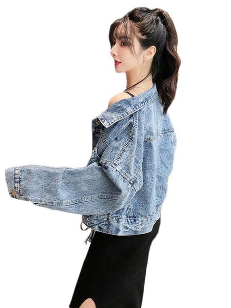 women's jackets autumn and winter online celebrity fashion foreign style loose thin wild long sleeve denim jacket tide, Black;brown
women's jackets autumn and winter online celebrity fashion foreign style loose thin wild long sleeve denim jacket tide, Black;brown