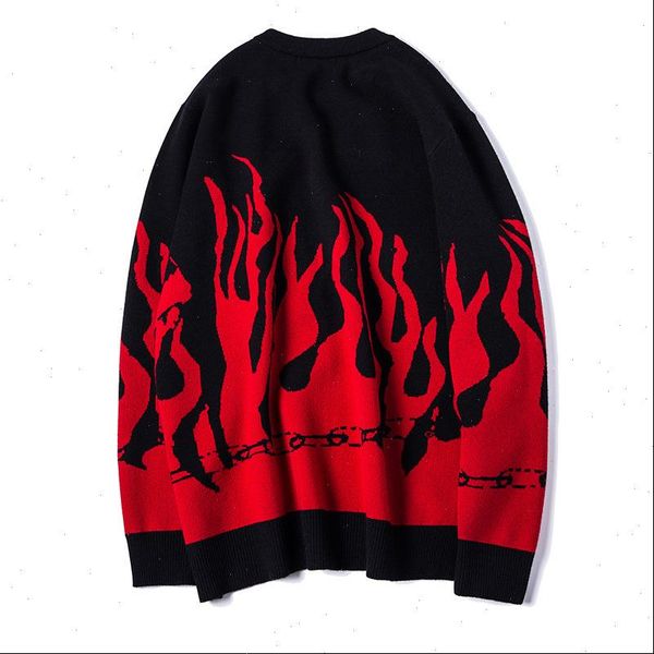 autumn winter long sleeve women sweater hip hop flame loose knitted sweater harajuku fashion couple pullover sweater set, White;black
autumn winter long sleeve women sweater hip hop flame loose knitted sweater harajuku fashion couple pullover sweater set, White;black