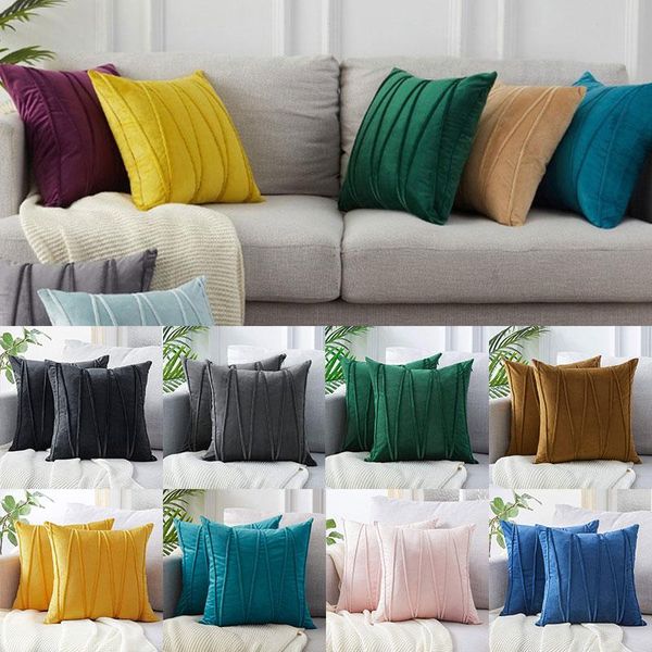 pillow case soft velvet cushion cover pillowcase striped solid color decorative sofa throw pillows home decor
pillow case soft velvet cushion cover pillowcase striped solid color decorative sofa throw pillows home decor