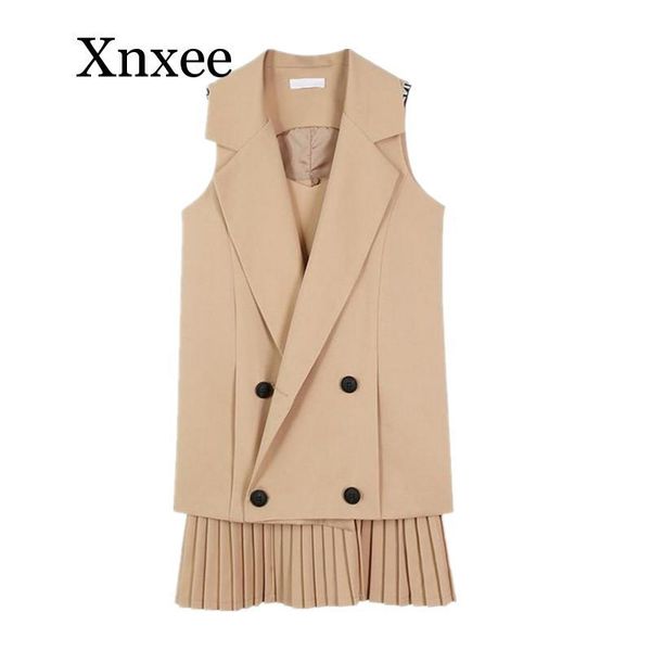women's vests office lady fall spring england 2 pieces vest summer sleeveless shirt coat femmale long cool mom gift, Black;white
women's vests office lady fall spring england 2 pieces vest summer sleeveless shirt coat femmale long cool mom gift, Black;white
