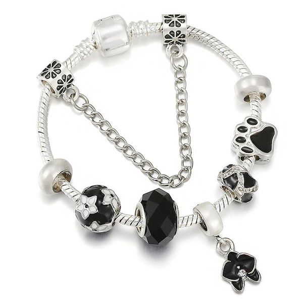 link, chain black charm with star and moon pendant diy fashion cute puppy footprints large hole beads beaded bracelet wholesale
link, chain black charm with star and moon pendant diy fashion cute puppy footprints large hole beads beaded bracelet wholesale