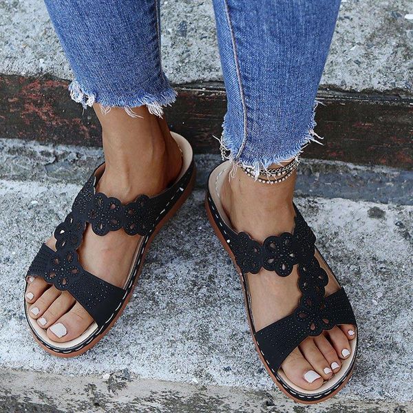 slippers european and american summer beach shoes water diamond light soft sole open toe lady, Black
slippers european and american summer beach shoes water diamond light soft sole open toe lady, Black