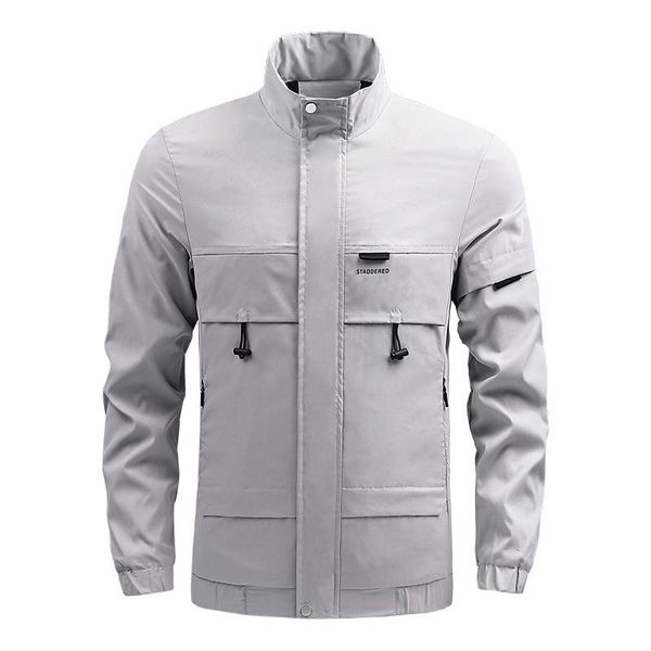 men's jackets moruancle man casual 2021 spring autumn cargo coat windbreaker with multi pockets solid color outerwear plus size m-5xl, Black;brown
men's jackets moruancle man casual 2021 spring autumn cargo coat windbreaker with multi pockets solid color outerwear plus size m-5xl, Black;brown