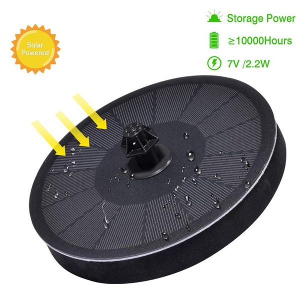2.2v/7 wsolar water fountain solar panel anti-collision bar floating fountain bird bath pond pool garden accessories
2.2v/7 wsolar water fountain solar panel anti-collision bar floating fountain bird bath pond pool garden accessories
