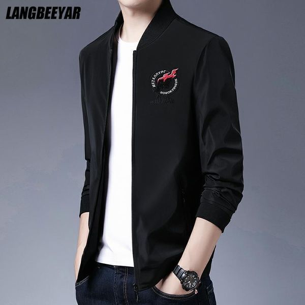 men's jackets brand casual fashion baseball collar slim fit street mens bomber jacket windbreaker coats winter clothes, Black;brown
men's jackets brand casual fashion baseball collar slim fit street mens bomber jacket windbreaker coats winter clothes, Black;brown