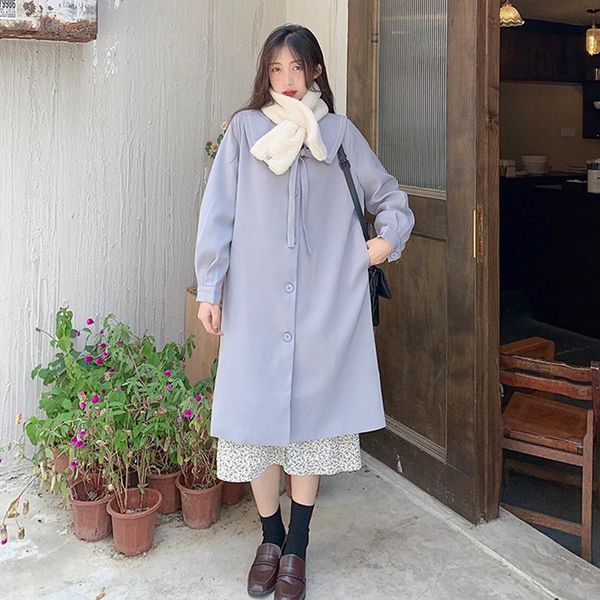 women's wool & blends chic early autumn winter temperament windbreaker coat 2021 loose fashion small long sleeve woman, Black
women's wool & blends chic early autumn winter temperament windbreaker coat 2021 loose fashion small long sleeve woman, Black