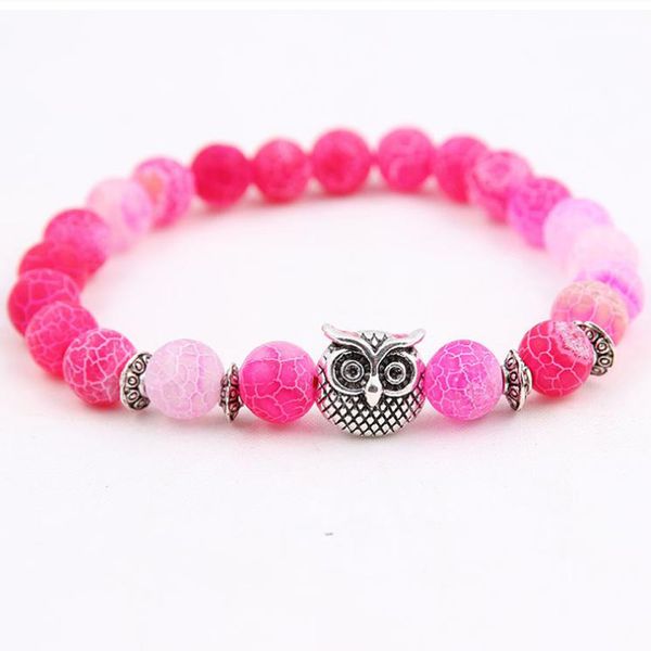 chakra weathering agate bracelet owl pattern rosary string bead bracelets, Black
chakra weathering agate bracelet owl pattern rosary string bead bracelets, Black