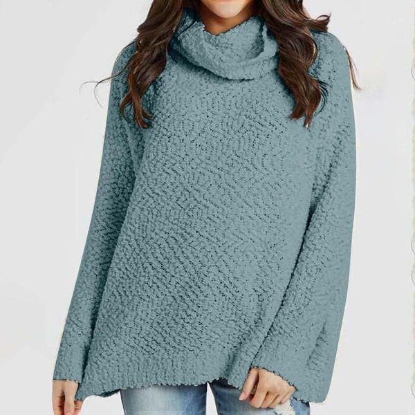 casual turtleneck sweater woman winter 2021 autumn female pullover solid loose knitted jumper women women's sweaters, White;black
casual turtleneck sweater woman winter 2021 autumn female pullover solid loose knitted jumper women women's sweaters, White;black