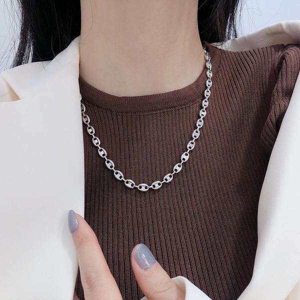 chains fmily minimalist 925 sterling silver pig nose necklace retro personality ins student jewelry for girlfriend gift
chains fmily minimalist 925 sterling silver pig nose necklace retro personality ins student jewelry for girlfriend gift