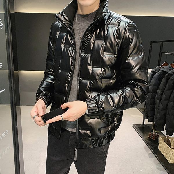 2020 new men's stand collar bright face light down fashion versatile short et men, Black
2020 new men's stand collar bright face light down fashion versatile short et men, Black