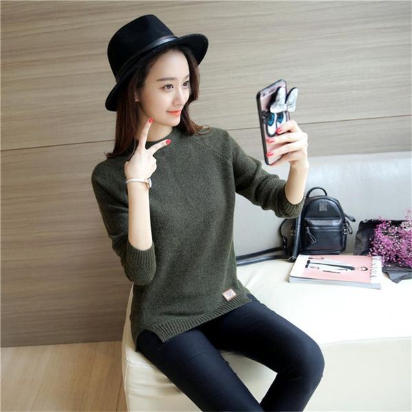 women's sweaters women and pullovers spring autumn long sleeve pull femme solid pullover female casual knitted sweater, White;black
women's sweaters women and pullovers spring autumn long sleeve pull femme solid pullover female casual knitted sweater, White;black