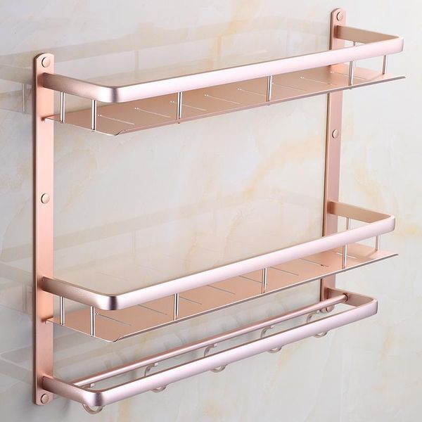 bathroom shelves space aluminum wall mount storage shelf 40/50/60cm rose gold towel rack accessories shower organizer gadgets
bathroom shelves space aluminum wall mount storage shelf 40/50/60cm rose gold towel rack accessories shower organizer gadgets
